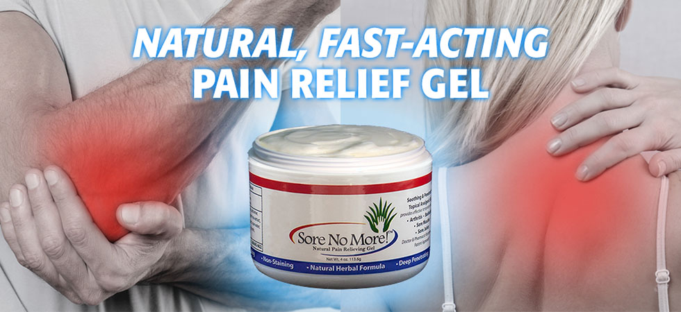 Sore No More: Natural Pain Relief Gel